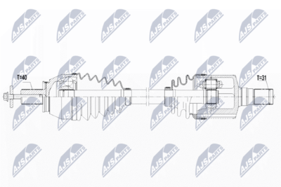 Drive Shaft NTY NPW-FR-096