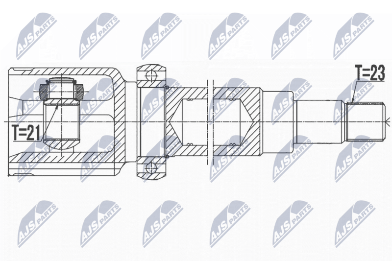 NTY NPW-FR-099 Joint Kit, drive shaft