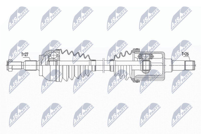 NTY NPW-FR-101 Drive Shaft