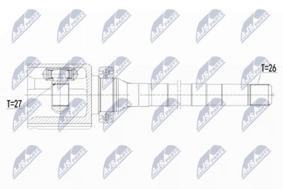 Joint Kit, drive shaft NTY NPW-FR-108