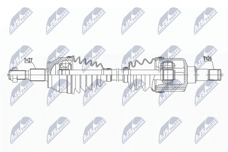 NTY NPW-FR-109 Drive Shaft