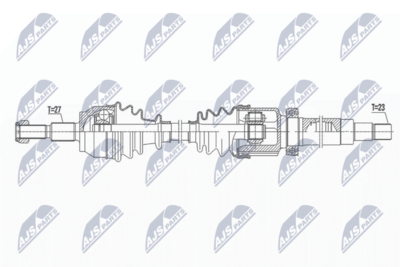 Drive Shaft NTY NPW-FR-111