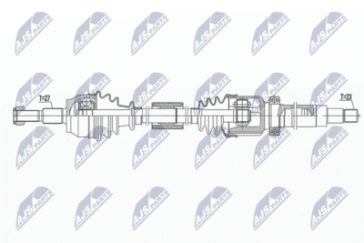 Drive Shaft NTY NPW-FR-113