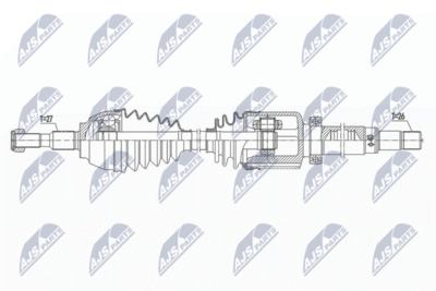 Drive Shaft NTY NPW-FR-115