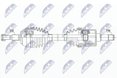 Drive Shaft NTY NPW-FR-117