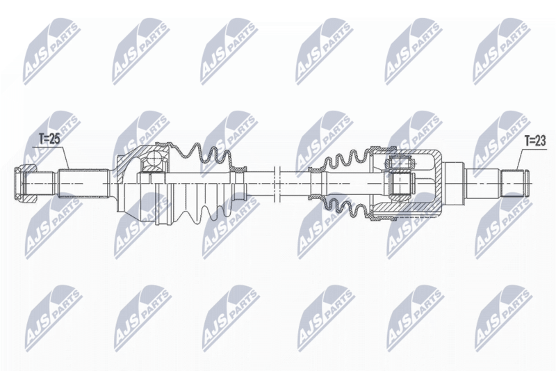 NTY NPW-FR-119 Drive Shaft