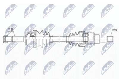 Drive Shaft NTY NPW-FR-119