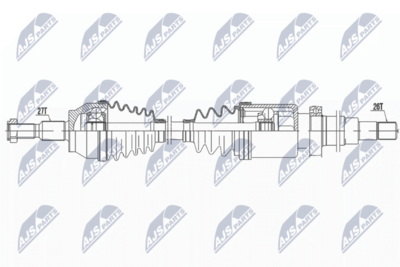 Drive Shaft NTY NPW-FR-131