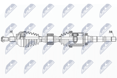 Drive Shaft NTY NPW-FR-137