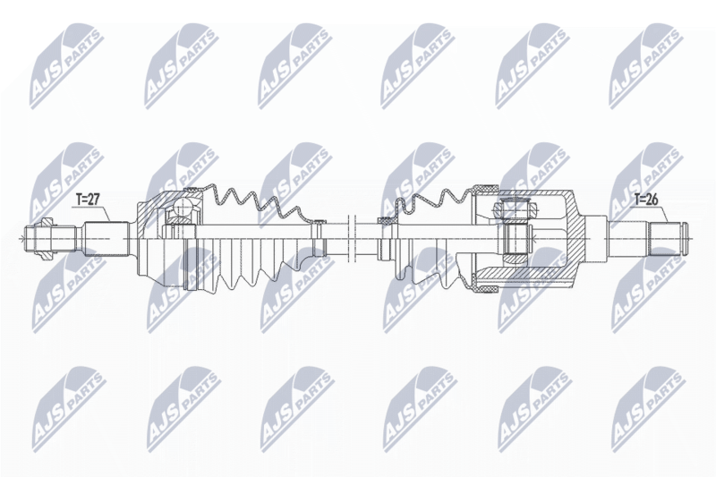 NTY NPW-FR-147 Drive Shaft