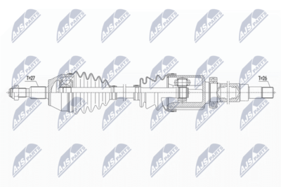 Drive Shaft NTY NPW-FR-149