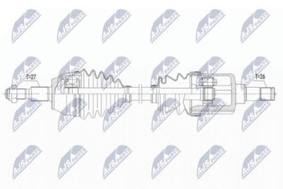 Drive Shaft NTY NPW-FR-151