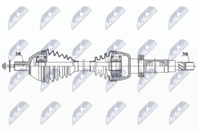 Drive Shaft NTY NPW-FR-157