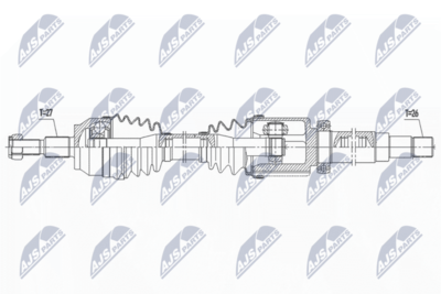 Drive Shaft NTY NPW-FR-163