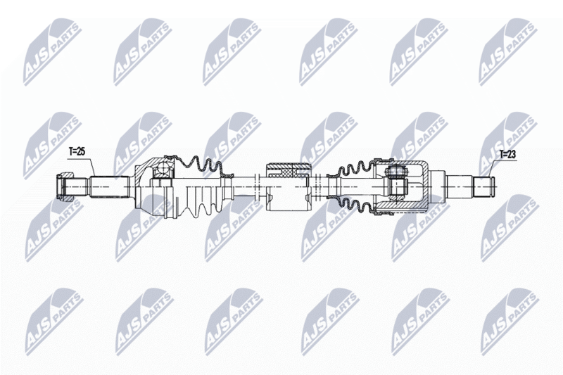 NTY NPW-FR-171 Drive Shaft