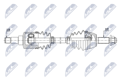 Drive Shaft NTY NPW-FR-172