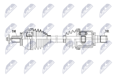 Drive Shaft NTY NPW-FR-176
