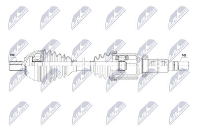 Drive Shaft NTY NPW-FR-177