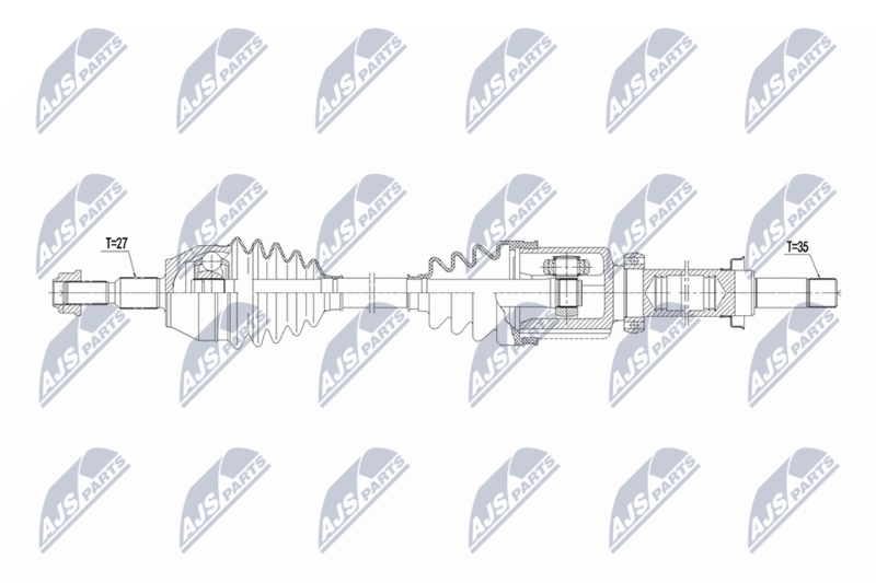 NTY NPW-FR-178 Drive Shaft