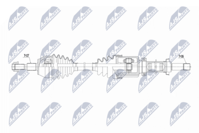 Drive Shaft NTY NPW-FR-178