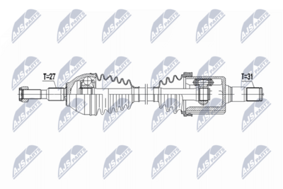 Drive Shaft NTY NPW-FR-179