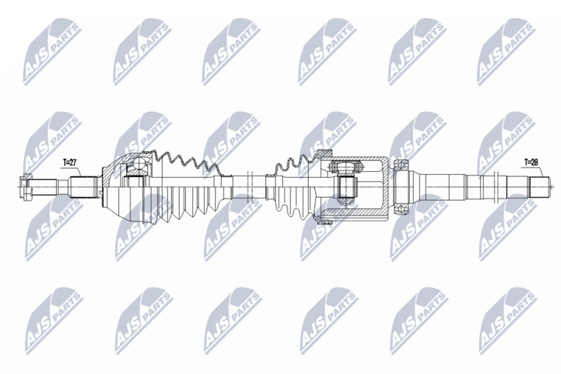 NTY NPW-FR-180 Drive Shaft