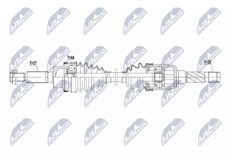 NTY NPW-FR-182 Drive Shaft