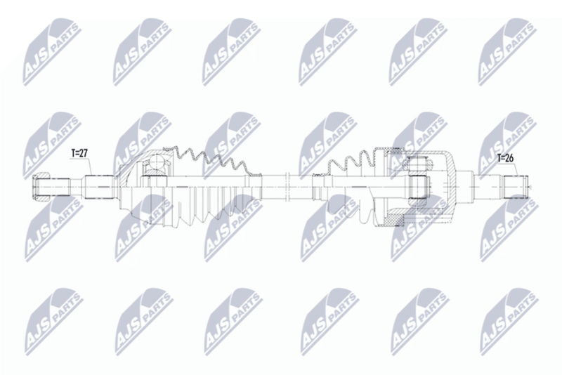 NTY NPW-FR-185 Drive Shaft