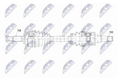 Drive Shaft NTY NPW-FR-189
