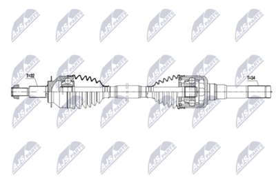 Drive Shaft NTY NPW-FR-191