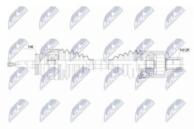 Drive Shaft NTY NPW-FR-195