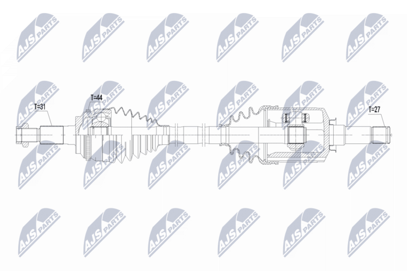 NTY NPW-FR-210 Drive Shaft