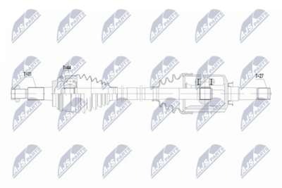 Drive Shaft NTY NPW-FR-210