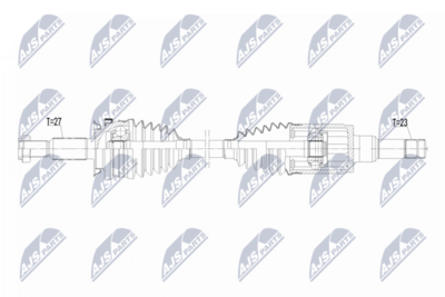 Drive Shaft NTY NPW-FR-212