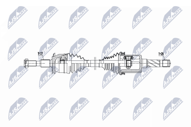 NTY NPW-FR-218 Drive Shaft