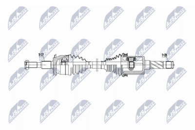 Drive Shaft NTY NPW-FR-218
