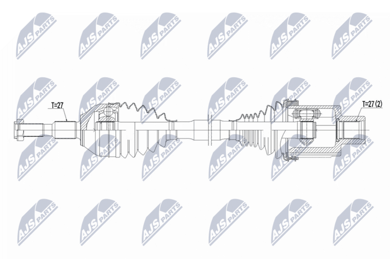 NTY NPW-FR-221 Drive Shaft
