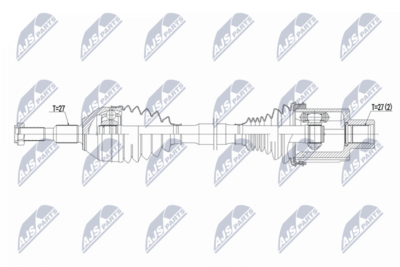 Drive Shaft NTY NPW-FR-221