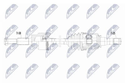 Drive Shaft NTY NPW-FR-222