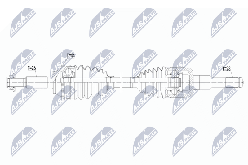 NTY NPW-FR-223 Drive Shaft
