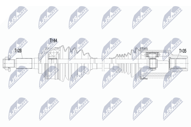 NTY NPW-FR-226 Drive Shaft