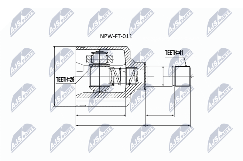 NTY NPW-FT-011 Joint Kit, drive shaft