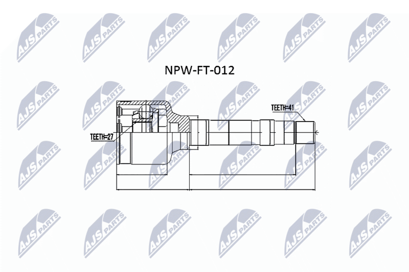 NTY NPW-FT-012 Joint Kit, drive shaft