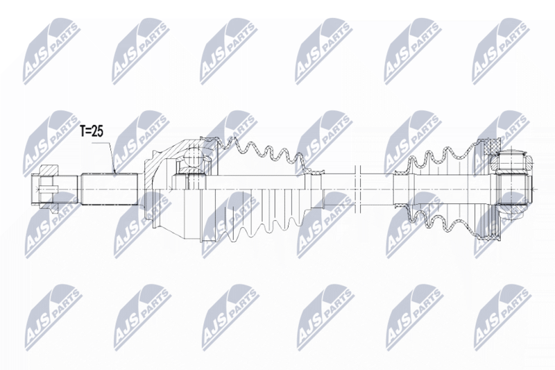 NTY NPW-FT-025 Drive Shaft