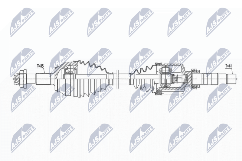 NTY NPW-FT-039 Drive Shaft