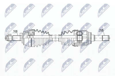 Drive Shaft NTY NPW-FT-049