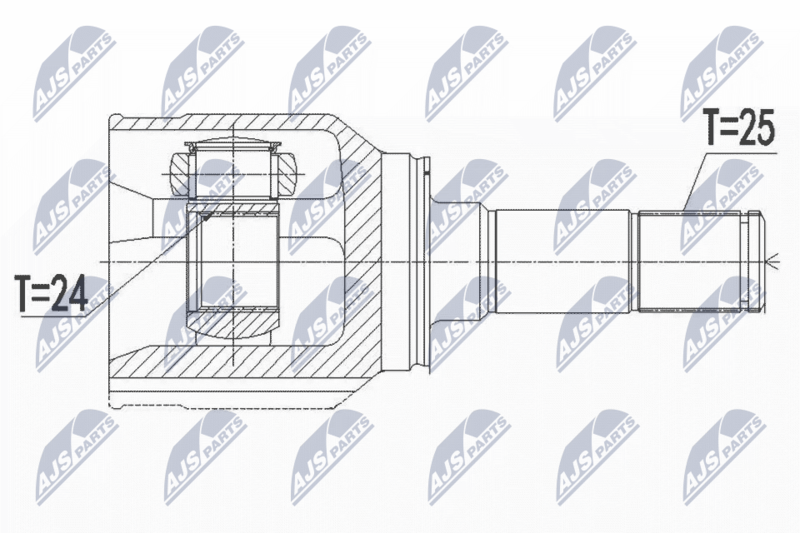 NTY NPW-FT-050 Joint Kit, drive shaft