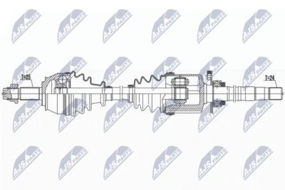 Drive Shaft NTY NPW-FT-051