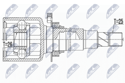 Joint Kit, drive shaft NTY NPW-FT-052