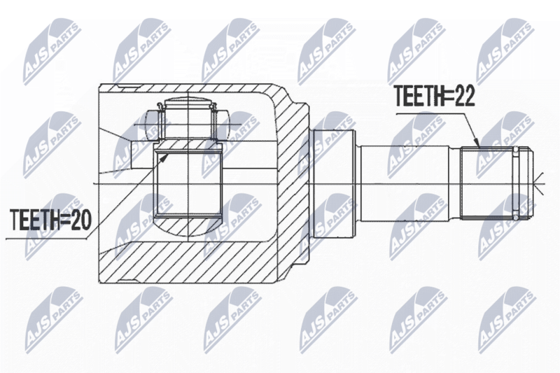 NTY NPW-FT-061 Joint Kit, drive shaft